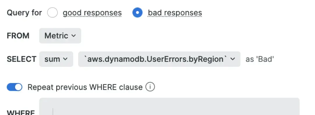Dimensional metrics query Dimensional metrics query